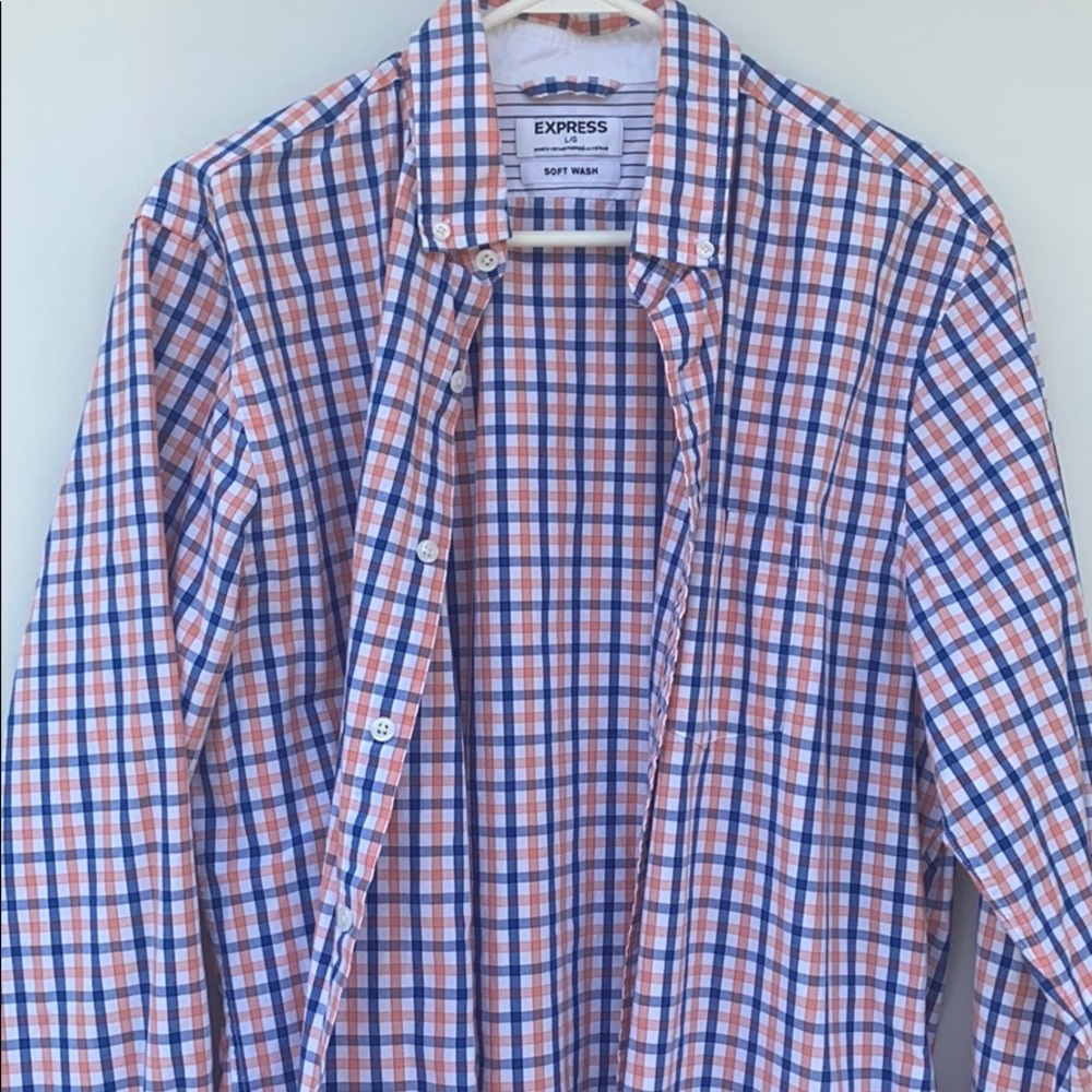 EXPRESS Men’s Button down - Picture 3 of 8